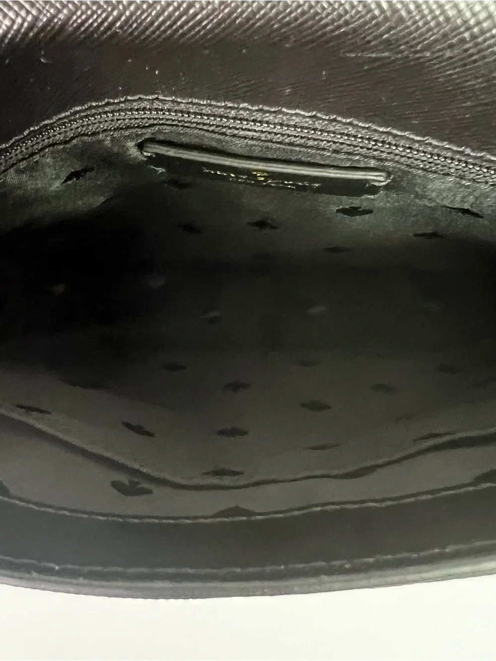 kate spade New York Shoulder Bag Crossbody Purse Black Saffiano Leather Gold